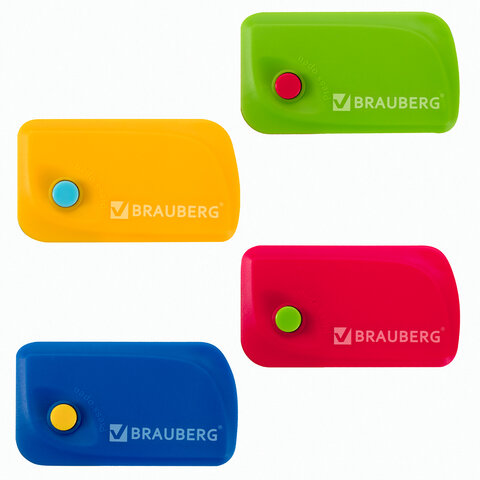 

Ластик выкидной Brauberg Delta, 60х33х18 мм, цвет ассорти, ассорти, 223594, 12 шт, Разноцветный