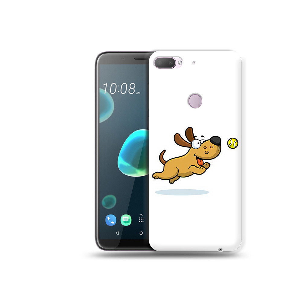 

Чехол MyPads Tocco для HTC Desire 12 Plus пёсик, Прозрачный, Tocco