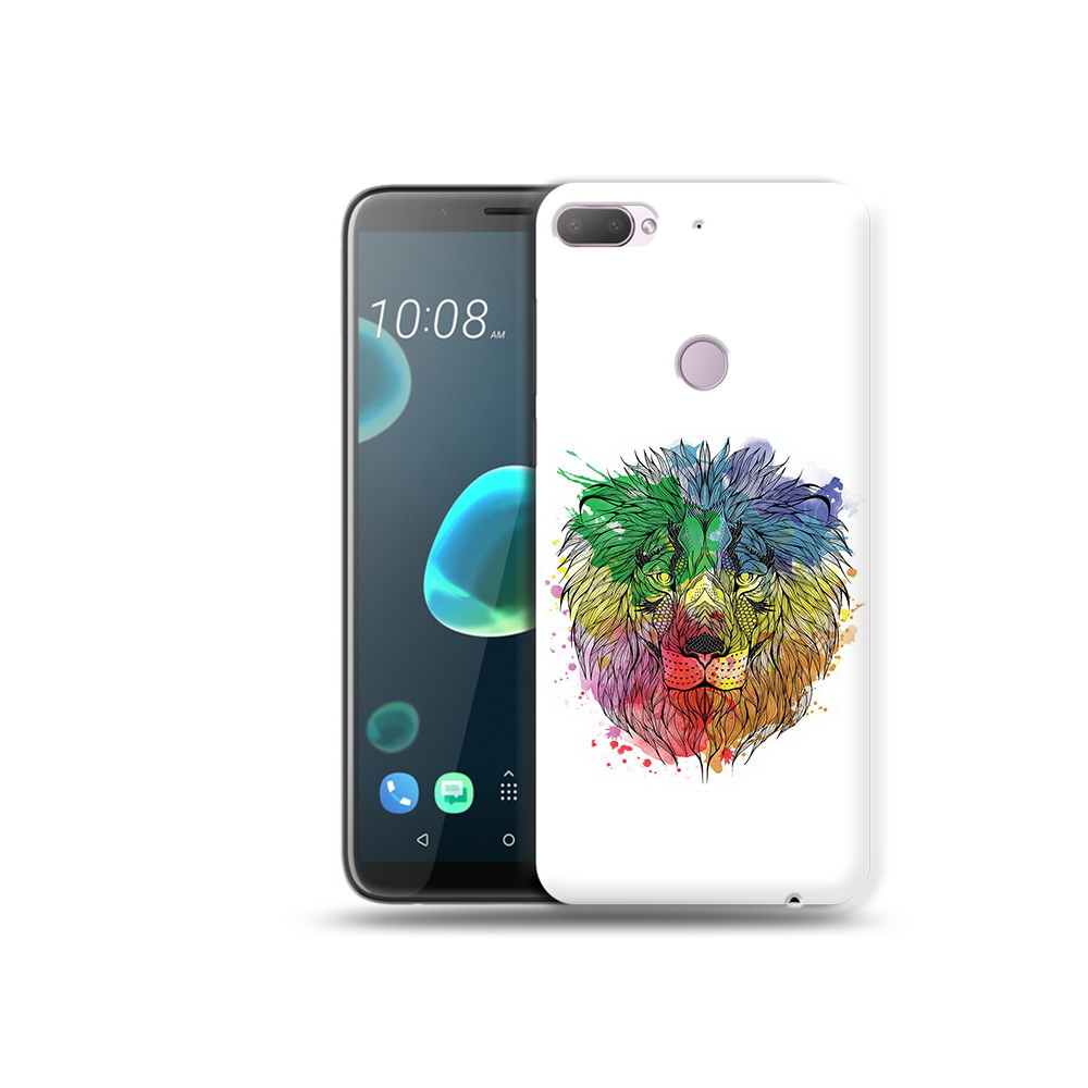 

Чехол MyPads Tocco для HTC Desire 12 Plus разноцветный гордый лев, Прозрачный, Tocco