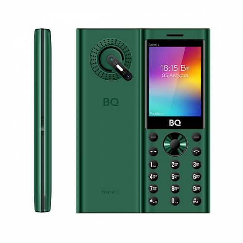 

Телефон BQ 2458 Barrel L Green+Black, 2458 Barrel L