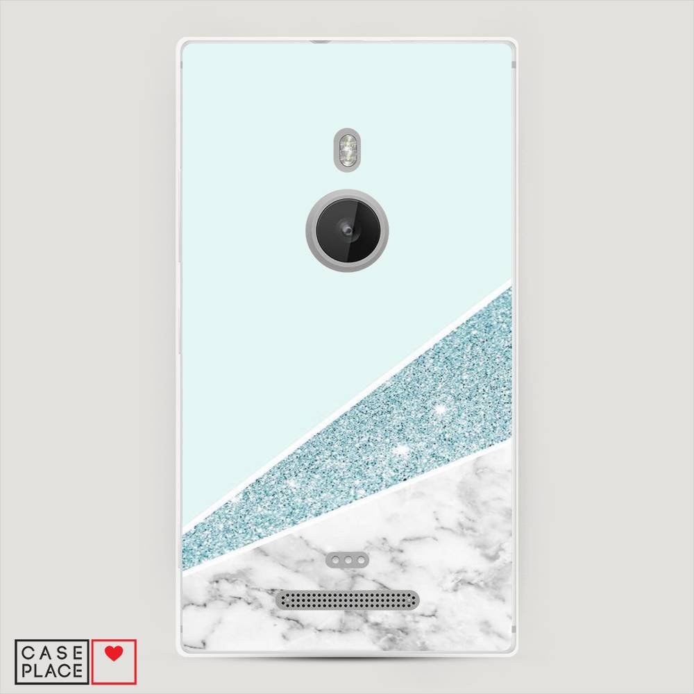 

Чехол Awog "Мрамор с голубыми блестками" для Lumia 925