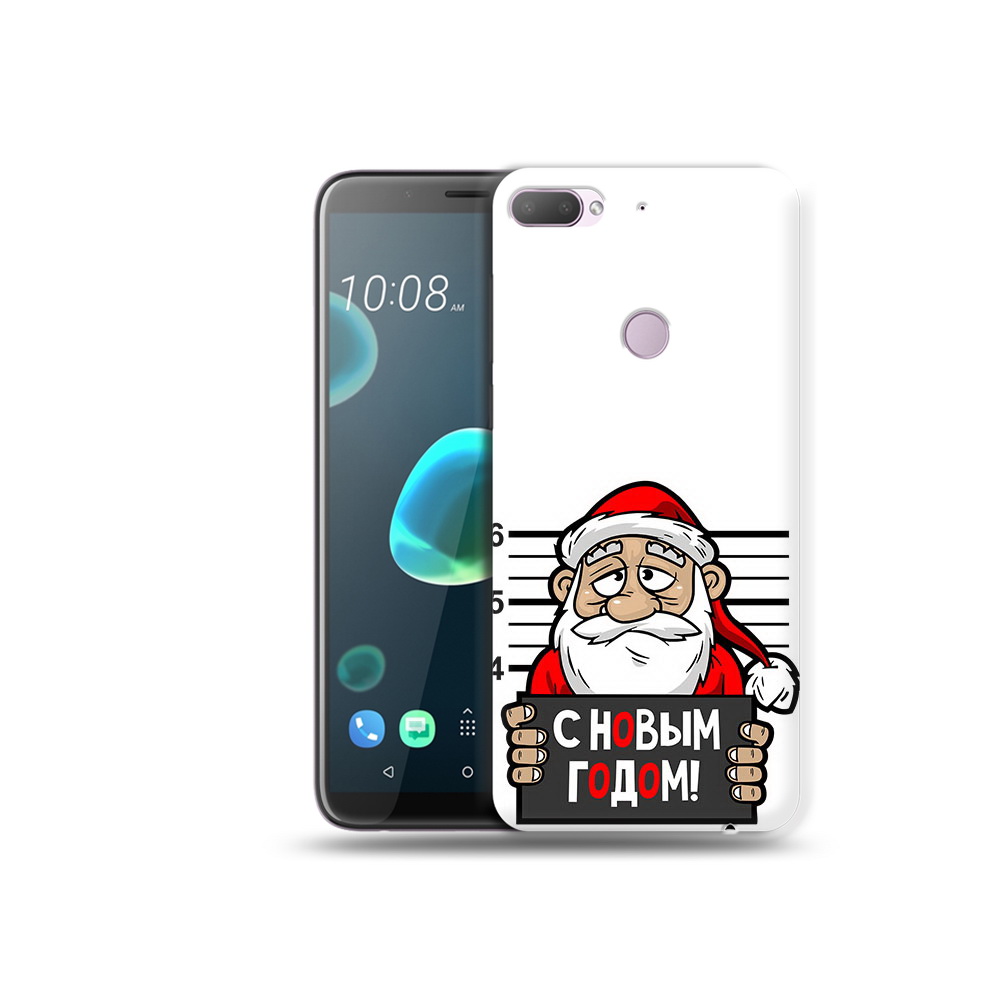 

Чехол MyPads Tocco для HTC Desire 12 Plus ДМ с новым годом заключенный, Прозрачный, Tocco