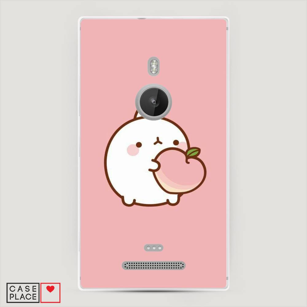 

Чехол Awog "Кролик с персиком" для Lumia 925
