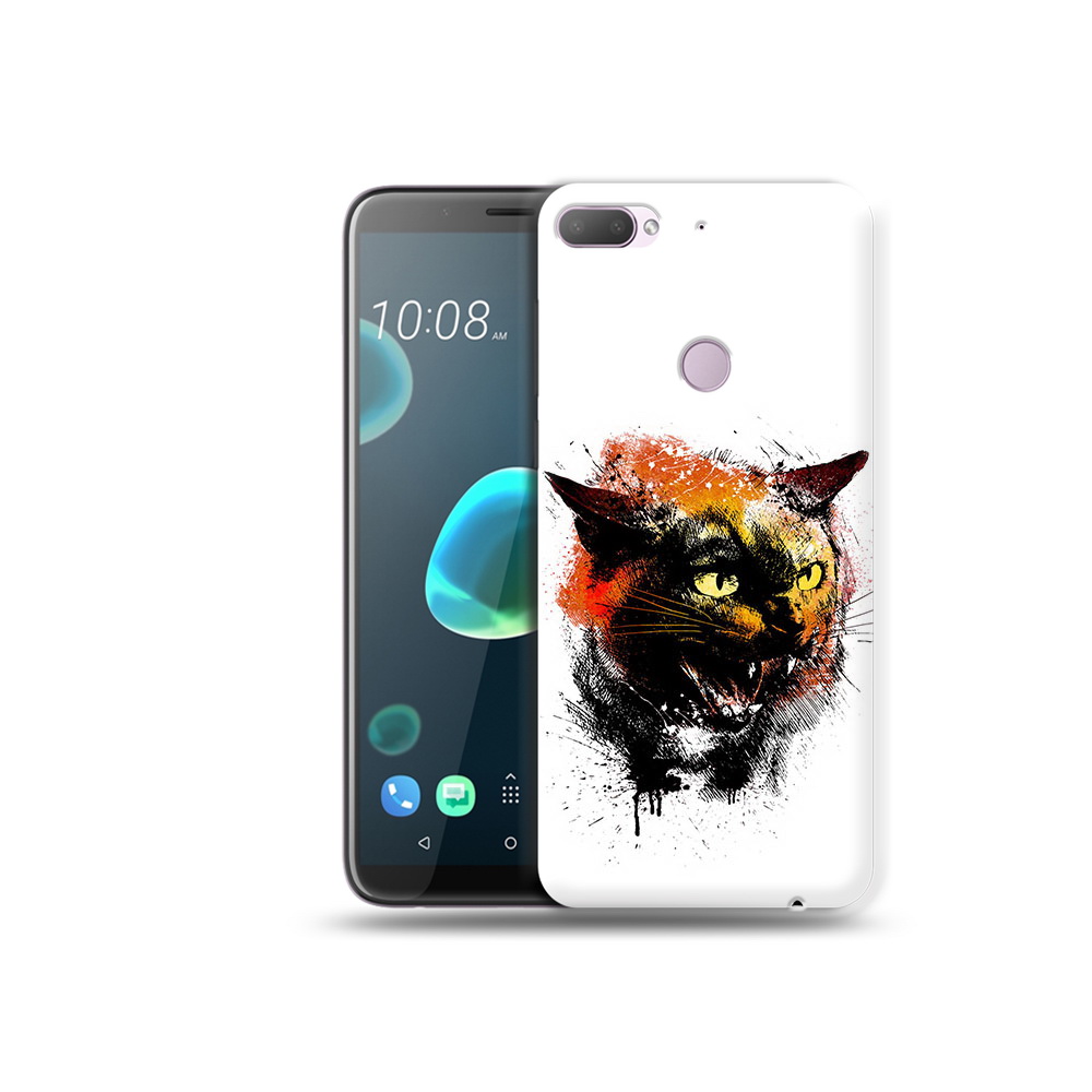 

Чехол MyPads Tocco для HTC Desire 12 Plus сиамский кот, Прозрачный, Tocco