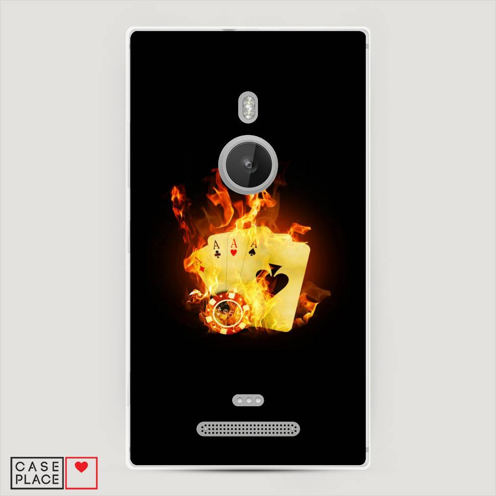 

Чехол Awog "Горящие карты" для Lumia 925
