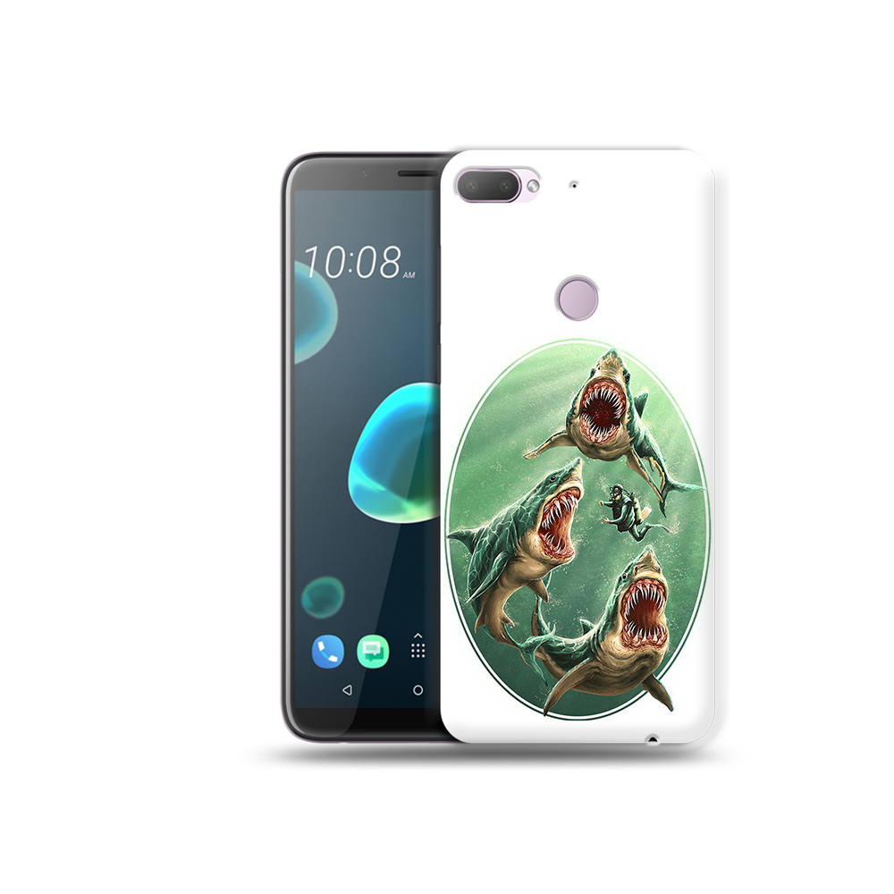 

Чехол MyPads Tocco для HTC Desire 12 Plus синяя бездна, Прозрачный, Tocco