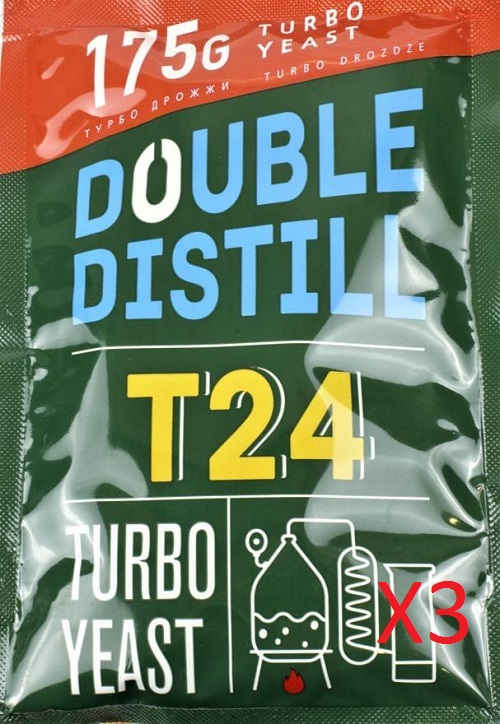 

Спиртовые дрожжи DoubleDistill DDT243 T24 3шт в наборе