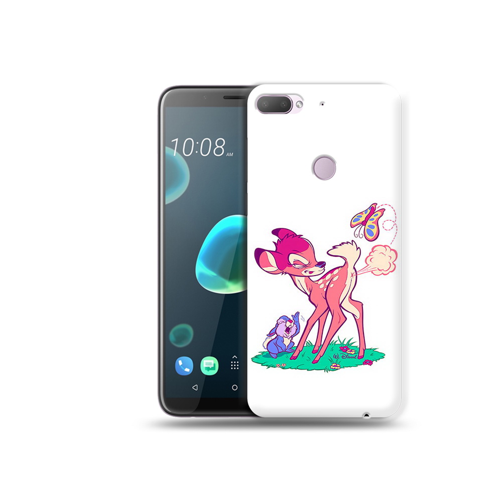 

Чехол MyPads Tocco для HTC Desire 12 Plus смешной олененок, Прозрачный, Tocco