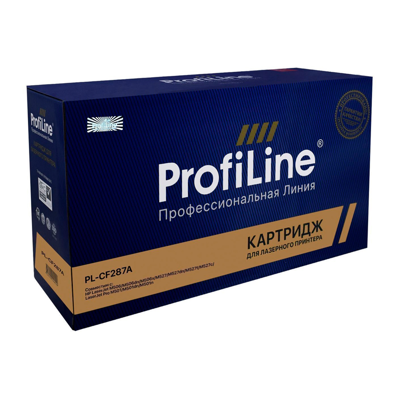 

Тонер-картридж для лазерного принтера Profiline (PL-CF287A) черный, совместимый