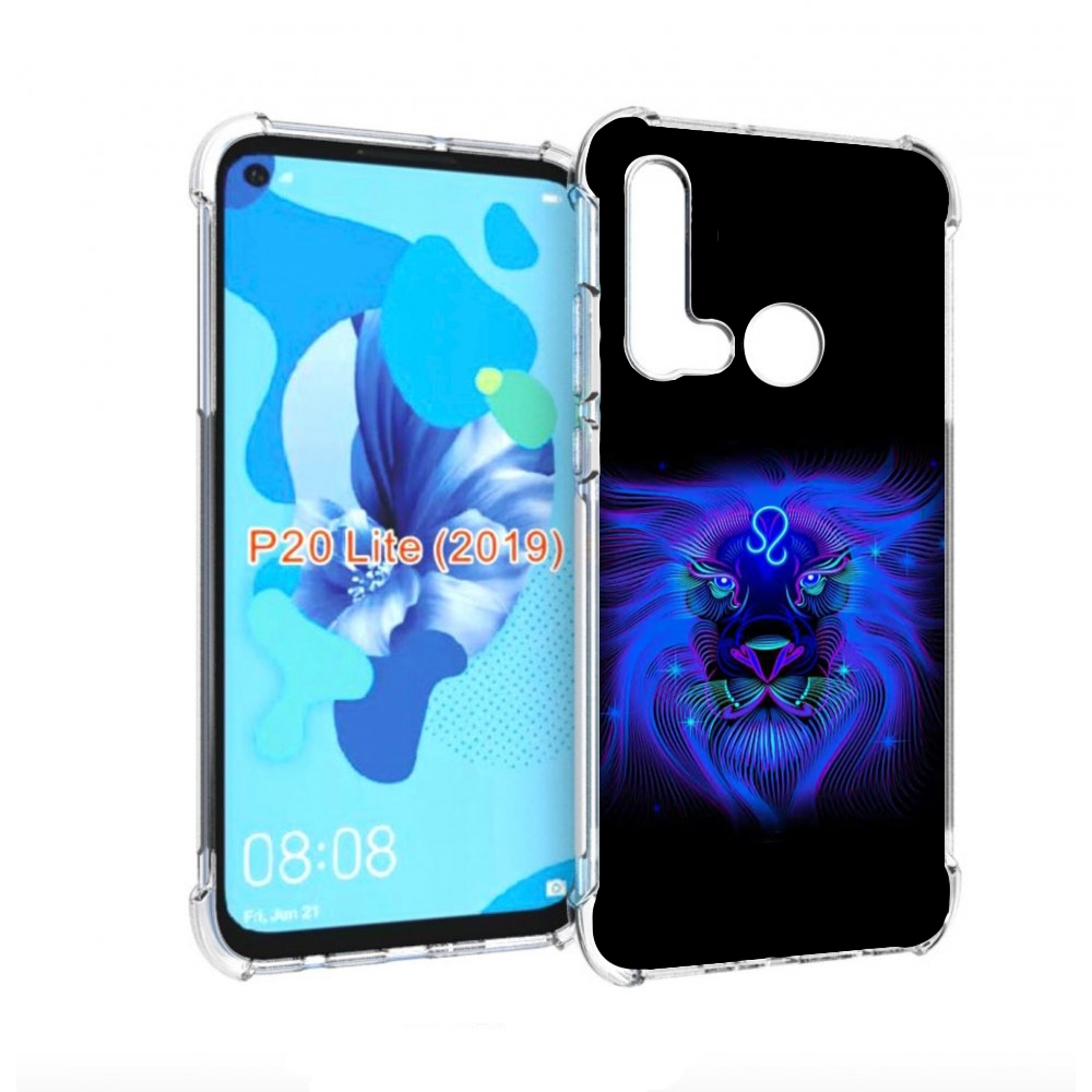 

Чехол бампер MyPads знак-зодиака-лев-3 для Huawei P20 Lite (2019, Прозрачный, Tocco