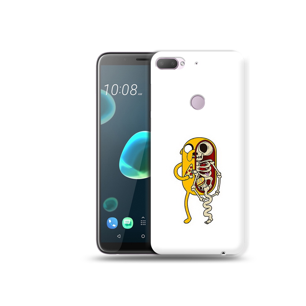 

Чехол MyPads Tocco для HTC Desire 12 Plus Джейк скелет, Прозрачный, Tocco