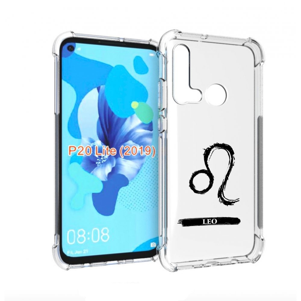 

Чехол бампер MyPads знак-зодиака-лев-7 для Huawei P20 Lite (2019, Прозрачный, Tocco