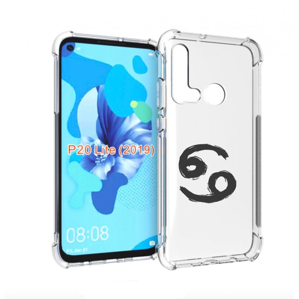 

Чехол бампер MyPads знак-зодиака-рак-6 для Huawei P20 Lite (2019, Прозрачный, Tocco