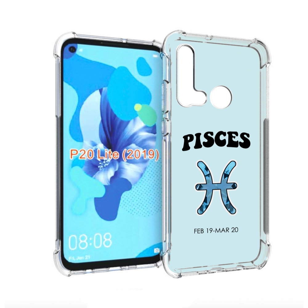 

Чехол бампер MyPads знак-зодиака-рыбы-3 для Huawei P20 Lite (201, Прозрачный, Tocco