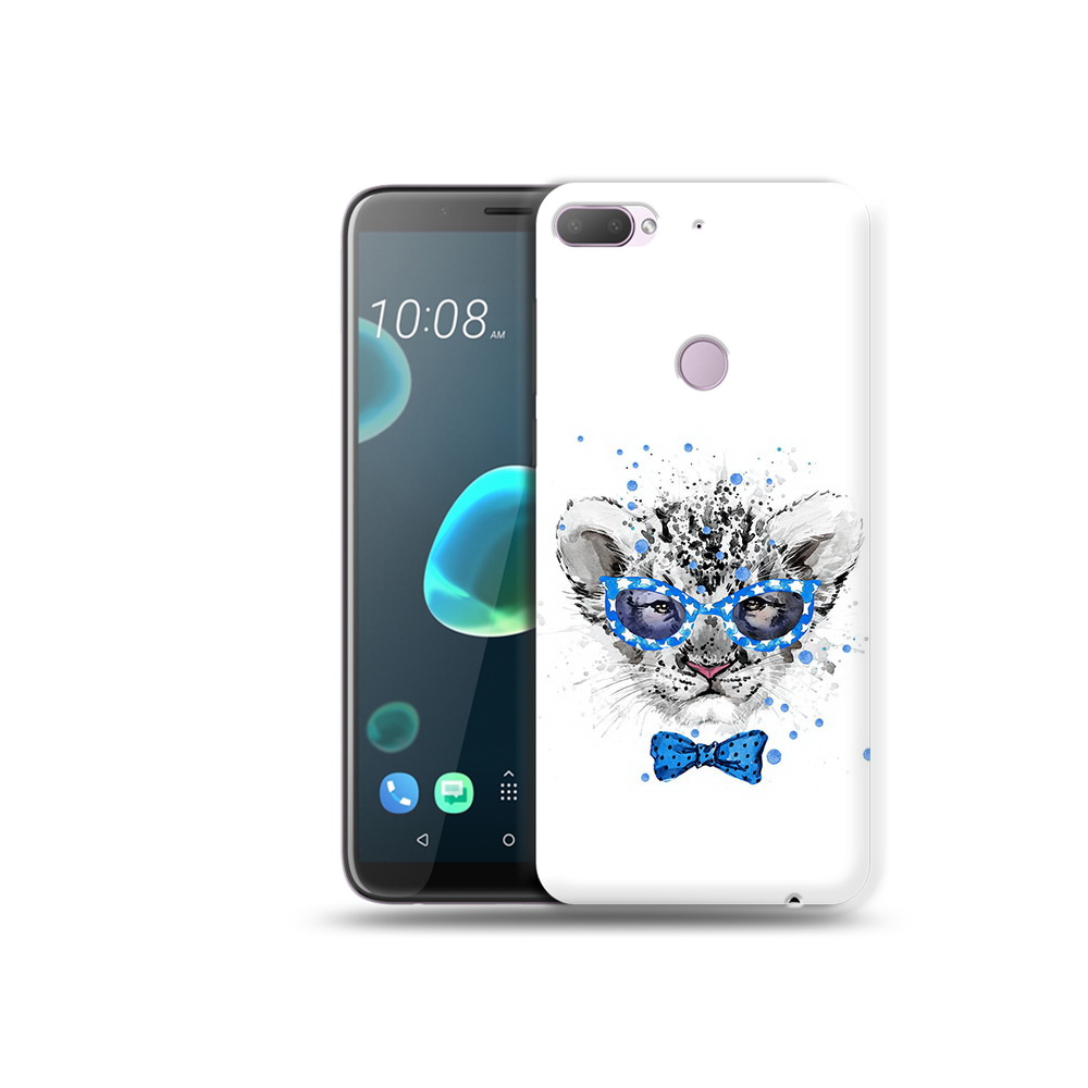 

Чехол MyPads Tocco для HTC Desire 12 Plus тигренок с бабочкой, Прозрачный, Tocco