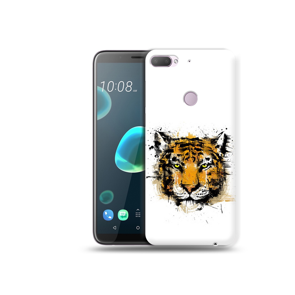

Чехол MyPads Tocco для HTC Desire 12 Plus тигруля, Прозрачный, Tocco