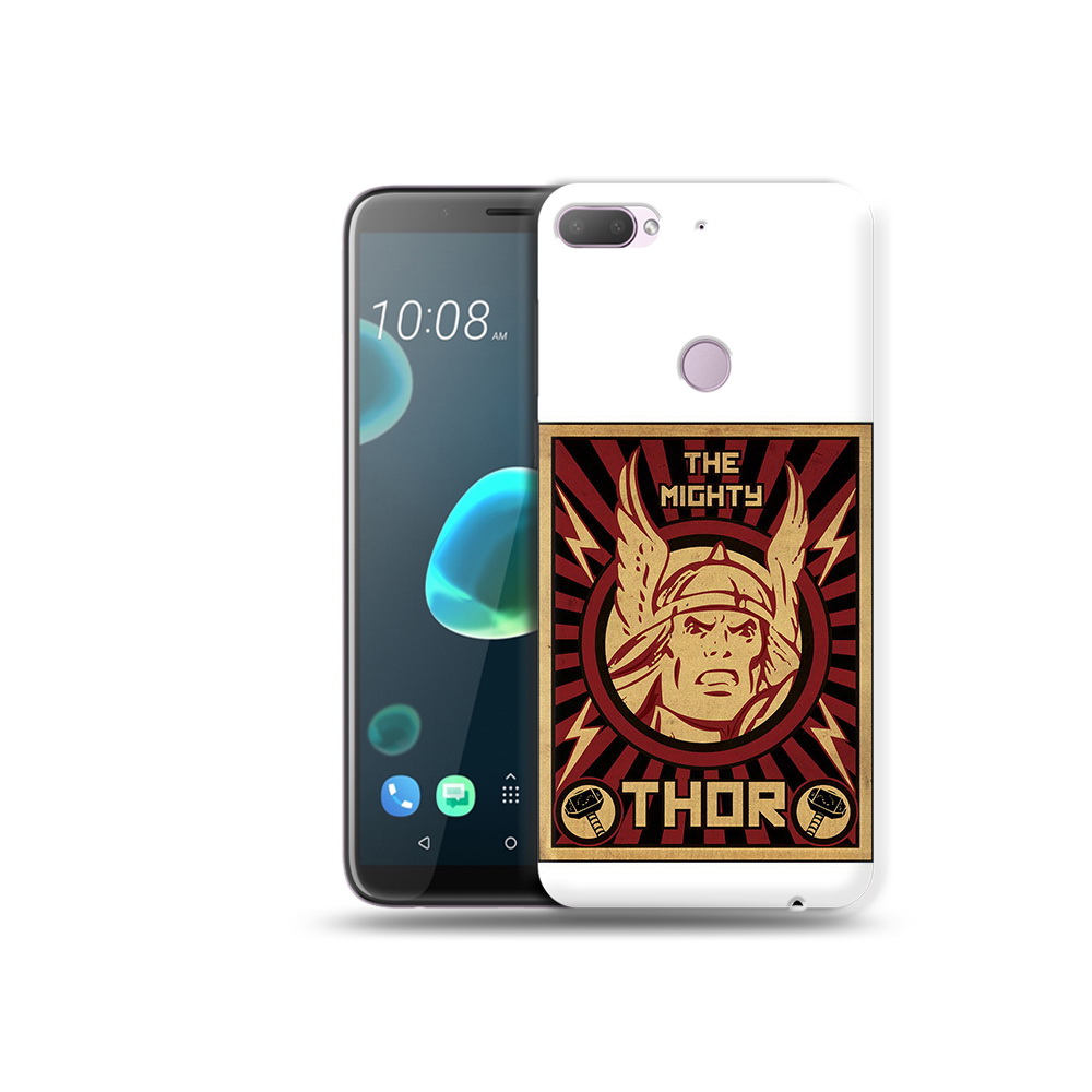 

Чехол MyPads Tocco для HTC Desire 12 Plus тор лицо, Прозрачный, Tocco