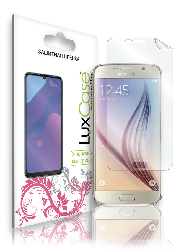 

Защитная плёнка ПЭТ LuxCase для Samsung Galaxy S6 /на гелакси с6/81401