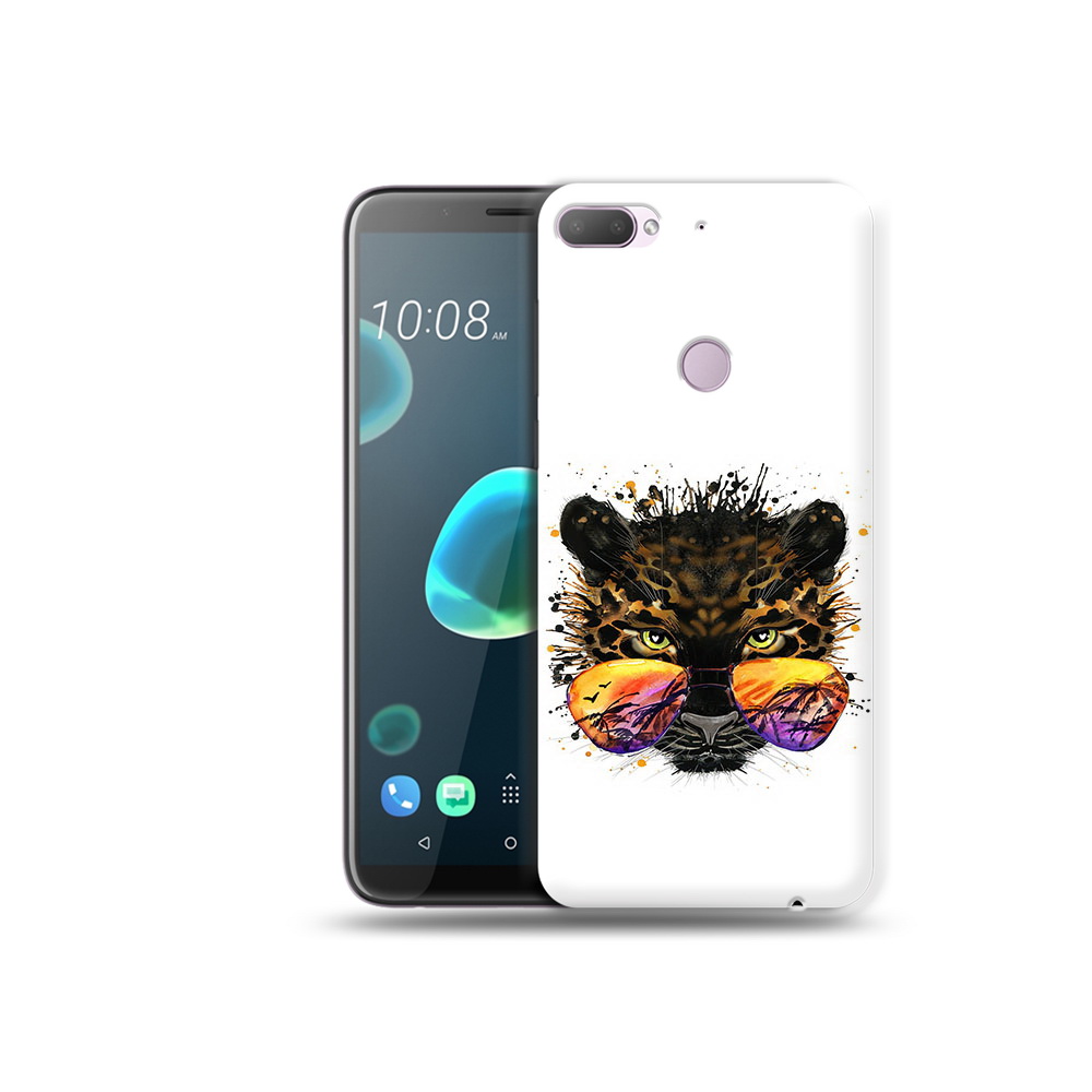 

Чехол MyPads Tocco для HTC Desire 12 Plus тропический леопард, Прозрачный, Tocco