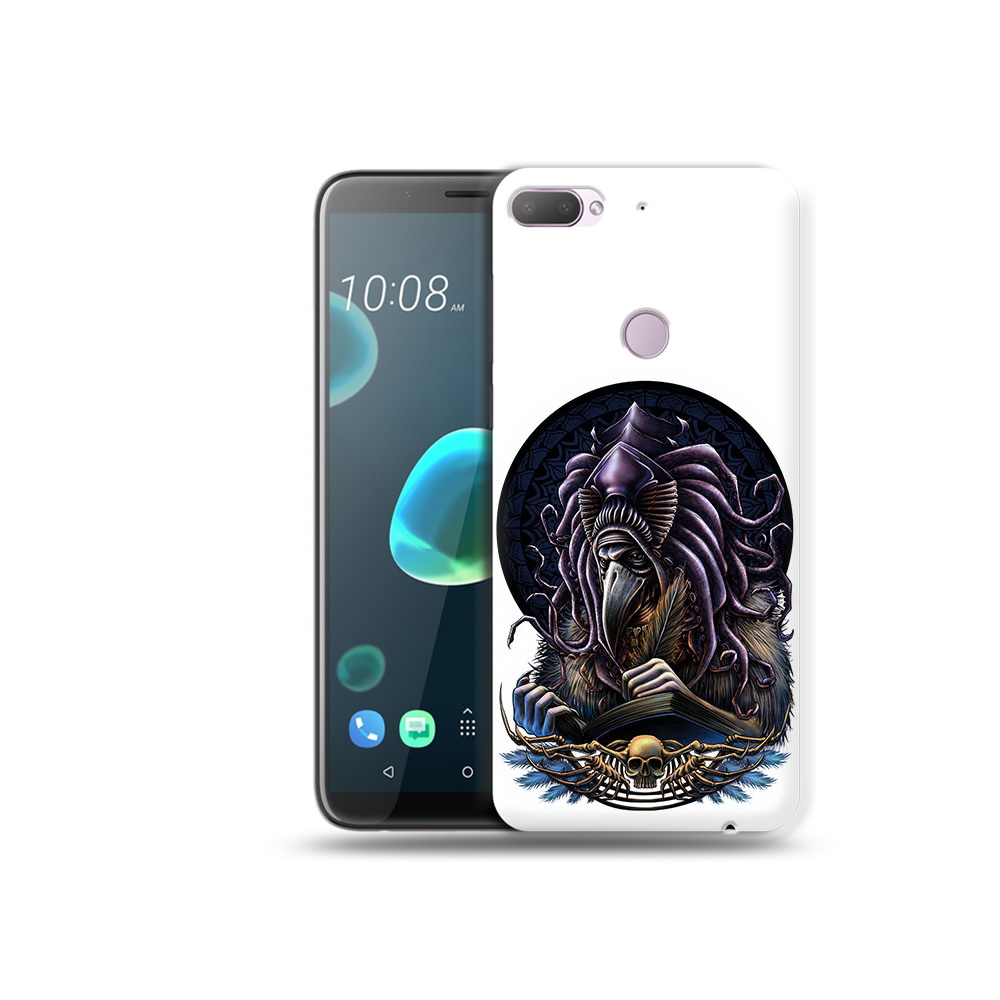 

Чехол MyPads Tocco для HTC Desire 12 Plus умный ворон, Прозрачный, Tocco