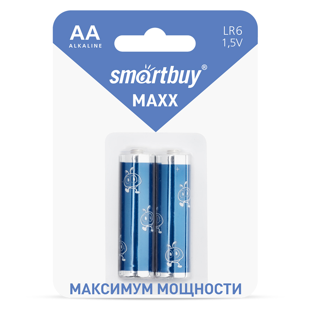 Батарейка алкалиновая Smartbuy MAXX LR032B 2шт 150₽