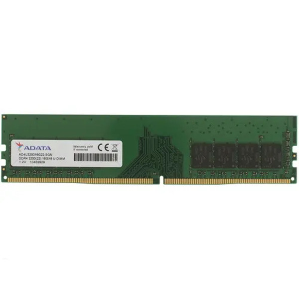 

Оперативная память ADATA (AD4U320016G22-RGN), DDR4 1x16Gb, 3200MHz