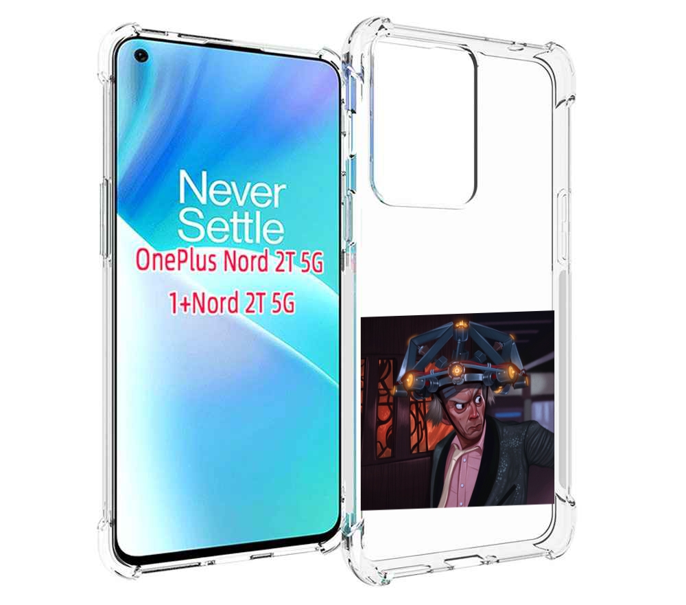 

Чехол MyPads назад-в-будущее для OnePlus Nord 2T, Прозрачный, Tocco