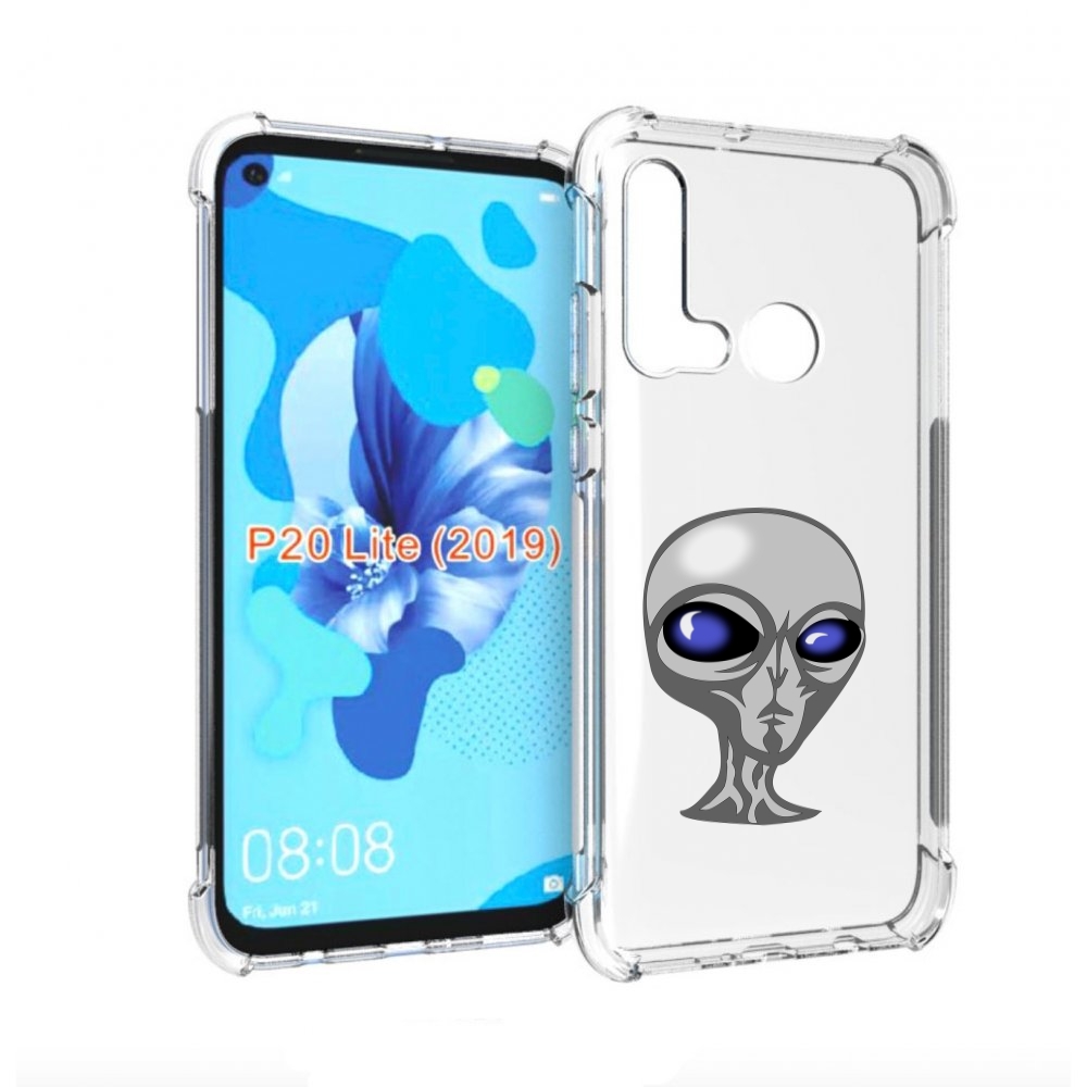 

Чехол бампер MyPads инопланетянин для Huawei P20 Lite (2019), Прозрачный, Tocco