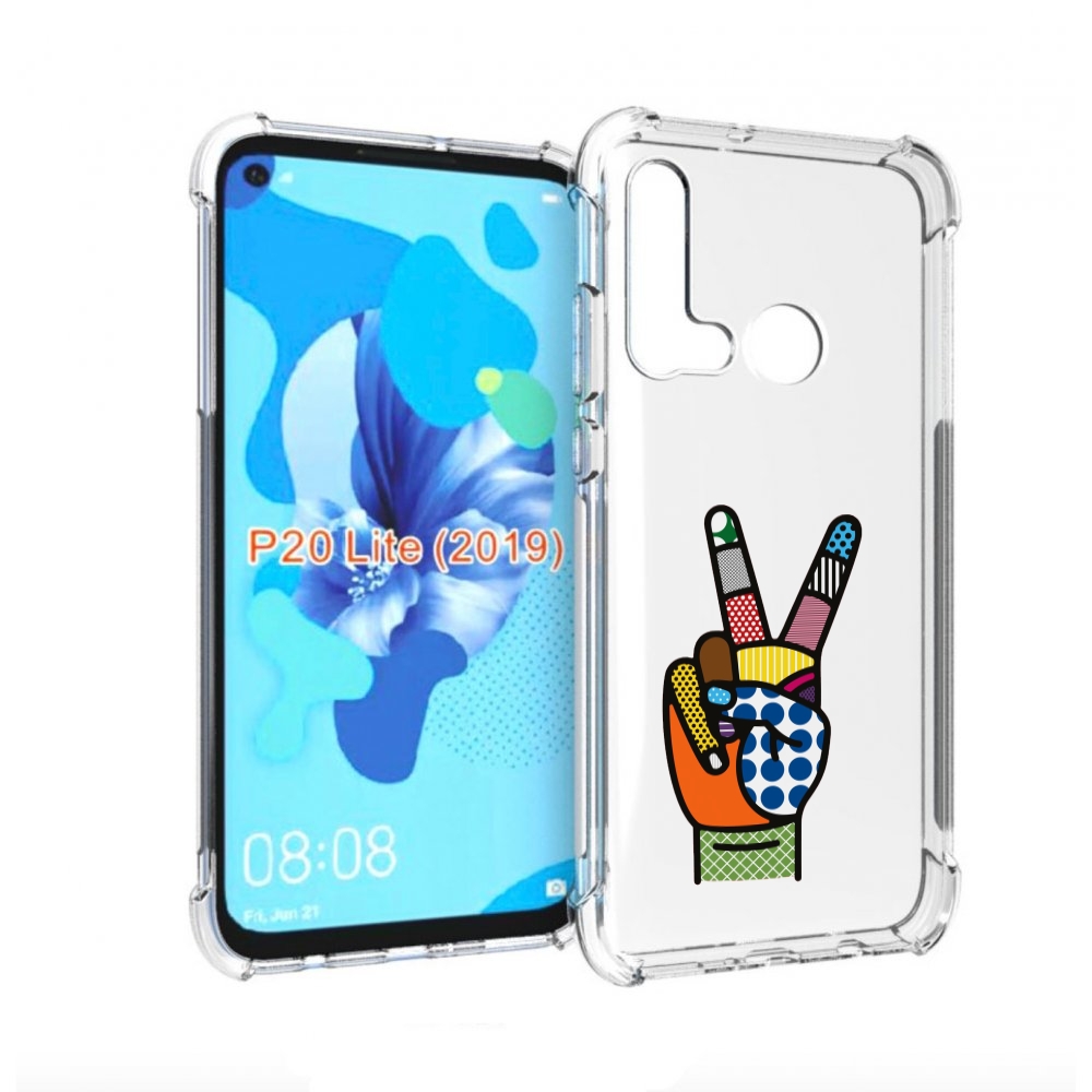 

Чехол бампер MyPads йоу пальчики для Huawei P20 Lite (2019), Прозрачный, Tocco