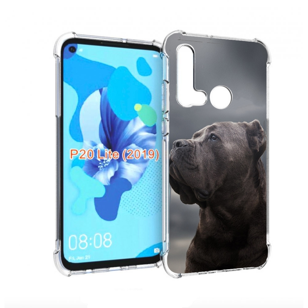 

Чехол бампер MyPads кане корсо для Huawei P20 Lite (2019), Прозрачный, Tocco