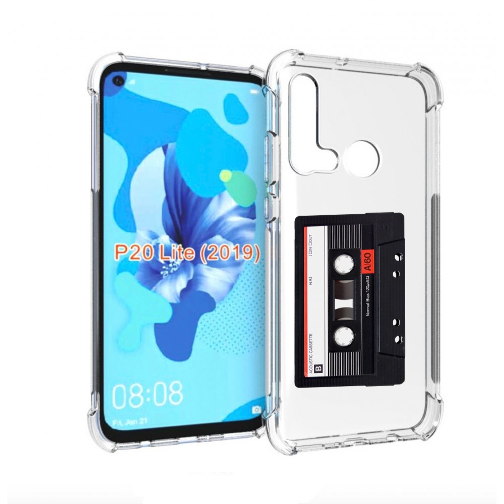 

Чехол бампер MyPads касета для Huawei P20 Lite (2019), Прозрачный, Tocco
