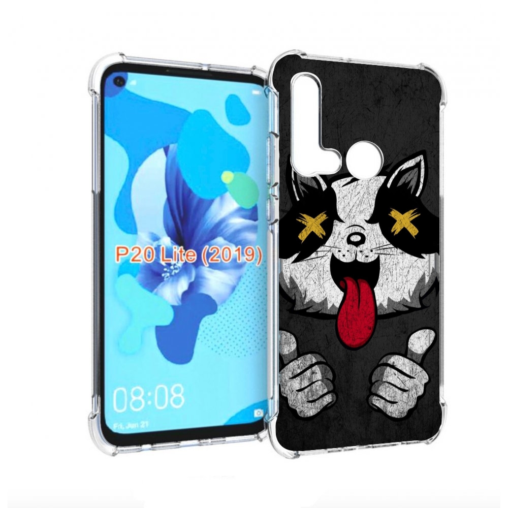 

Чехол бампер MyPads классный зверек для Huawei P20 Lite (2019), Прозрачный, Tocco
