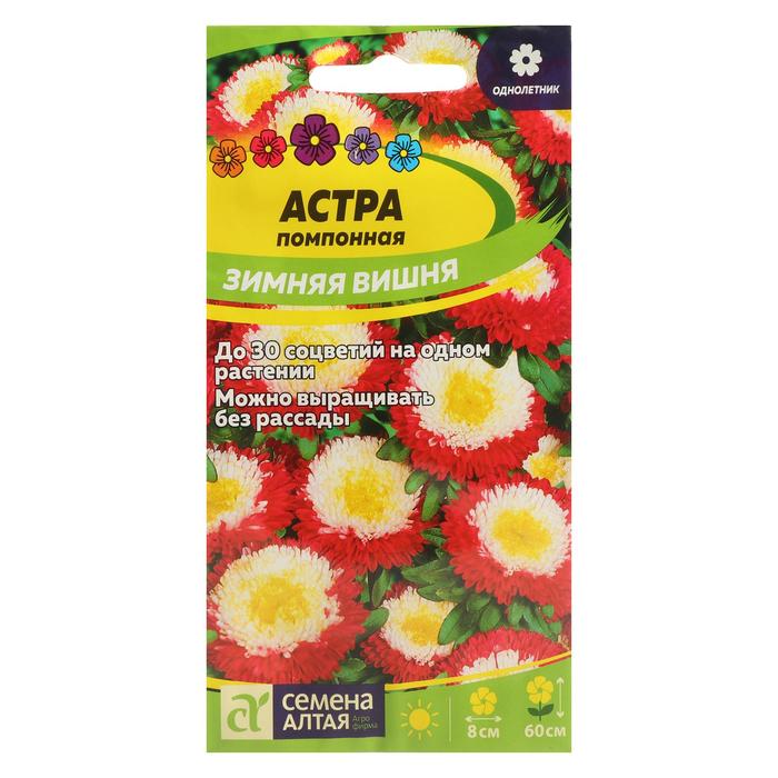 

Семена астра Семена Алтая Зимняя Вишня 7349664-3p 3 уп.