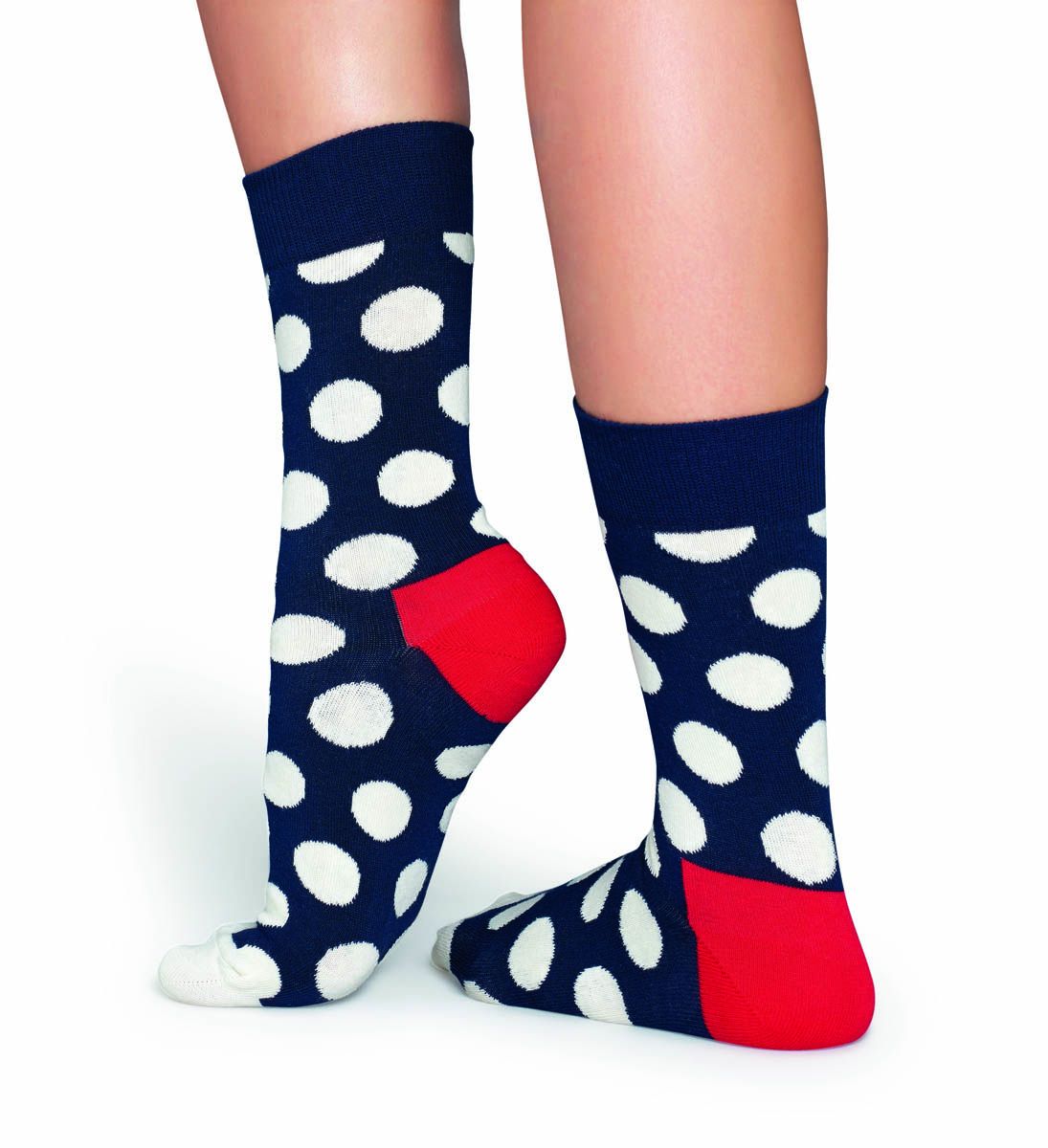 

Носки унисекс Happy socks Big Dot Sock BD01 черные, Черный, Big Dot Sock BD01