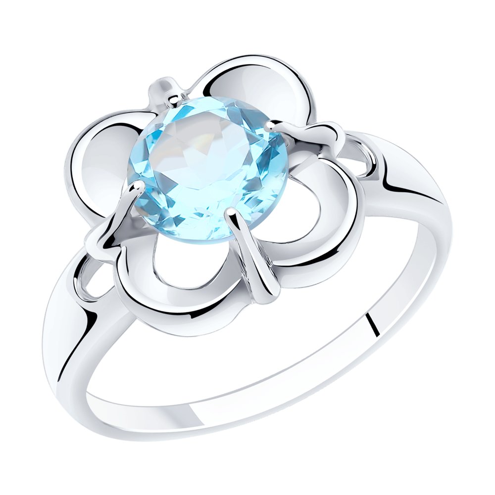 

Кольцо из серебра р. 19 Diamant 94-310-00713-1, топаз, 94-310-00713-1