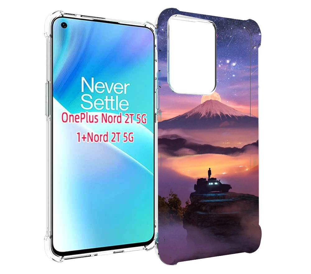 

Чехол MyPads ночь-в-горах для OnePlus Nord 2T, Прозрачный, Tocco