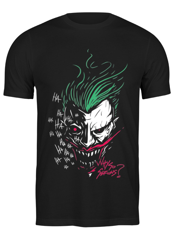 

Футболка мужская Printio Джокер (joker) черная 3XL, Джокер (joker)