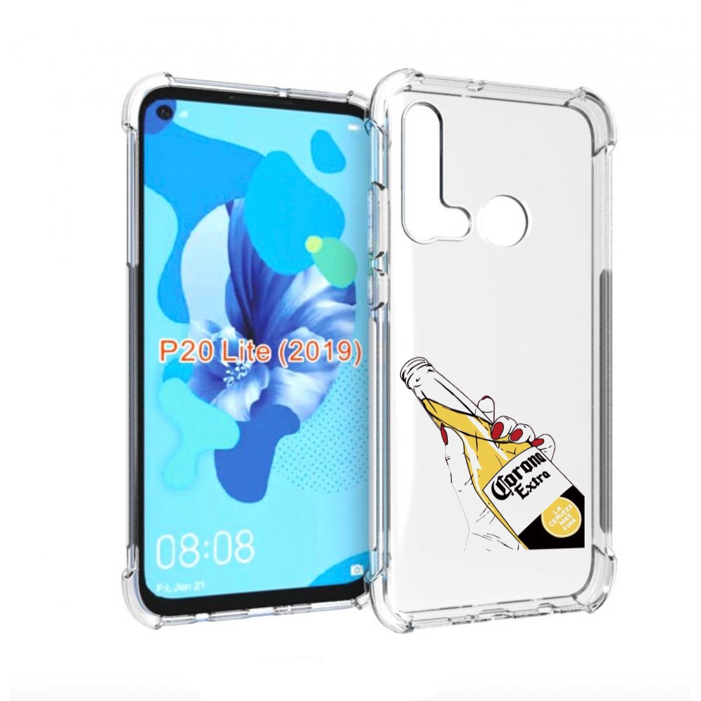 

Чехол бампер MyPads корона екстра для Huawei P20 Lite (2019), Прозрачный, Tocco