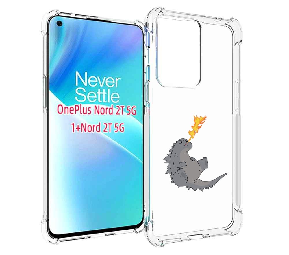 

Чехол MyPads огнедышащий-дракончик для OnePlus Nord 2T, Прозрачный, Tocco