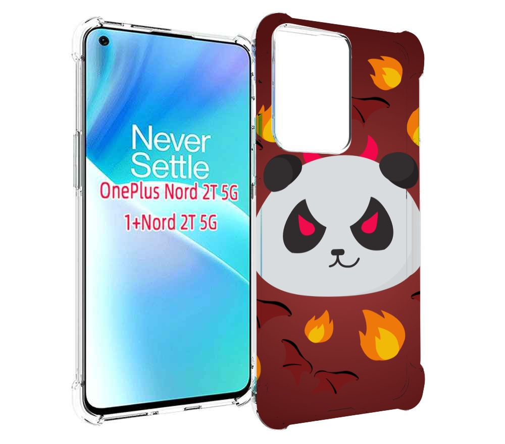 

Чехол MyPads огненная-панда для OnePlus Nord 2T, Прозрачный, Tocco