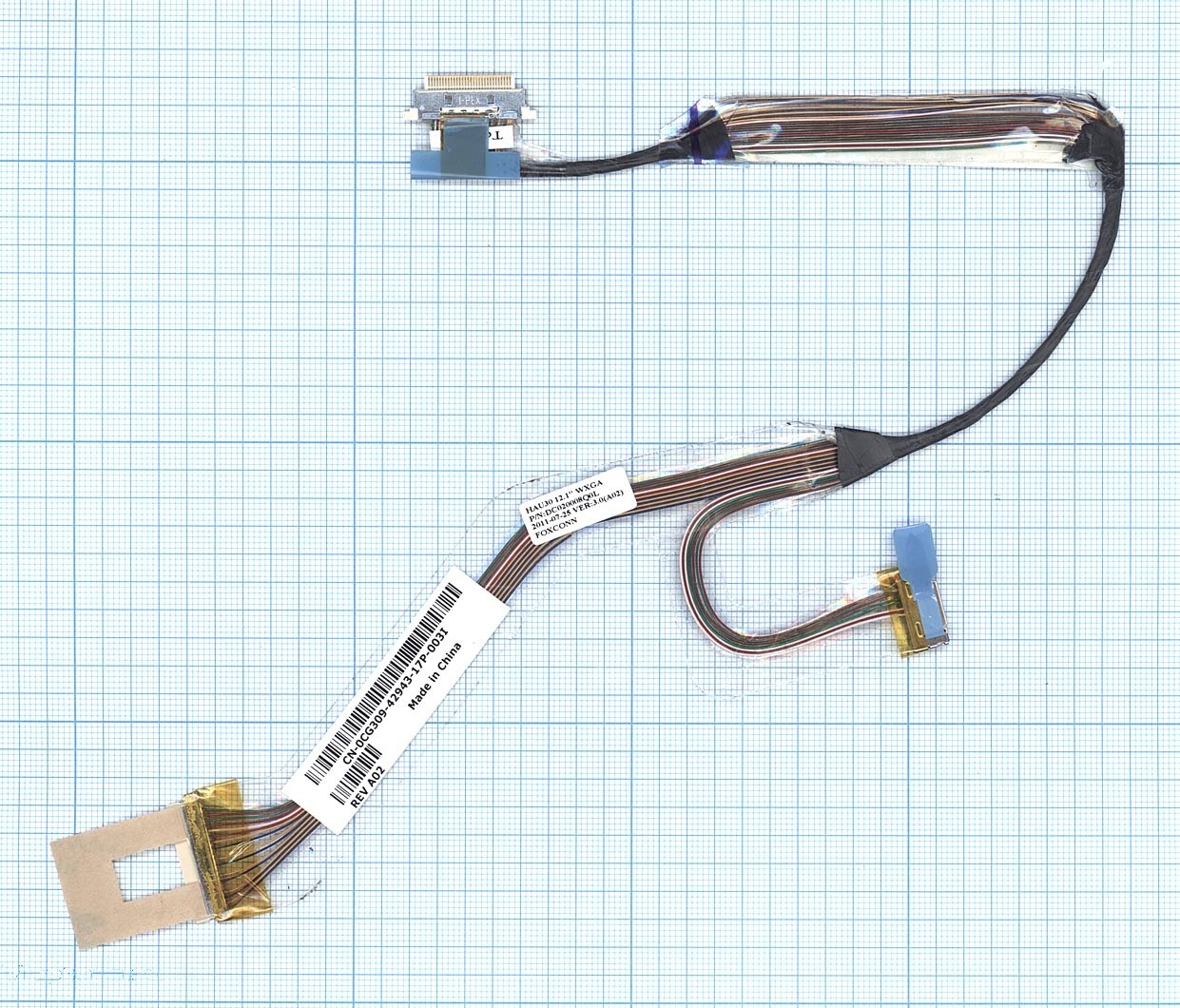 

Шлейф матрицы для ноутбука Dell Latitude D430, D420, p/n: DC020008Q0L rev:3.0, CG309, 0CG3
