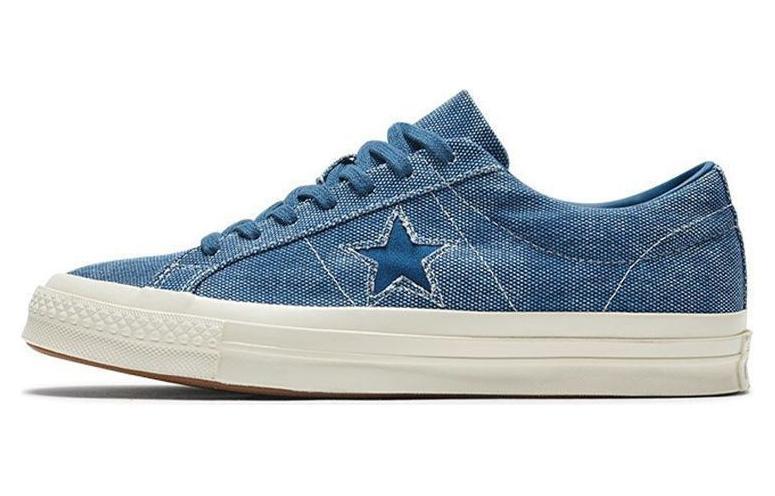 

Кеды унисекс Converse One Star синие 35 EU, Синий, One Star