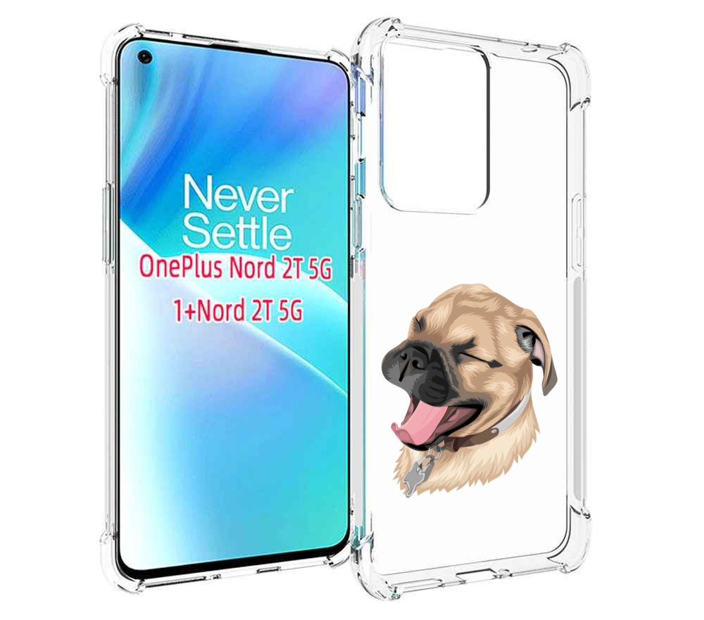 

Чехол MyPads очень-довольная-собака для OnePlus Nord 2T, Прозрачный, Tocco