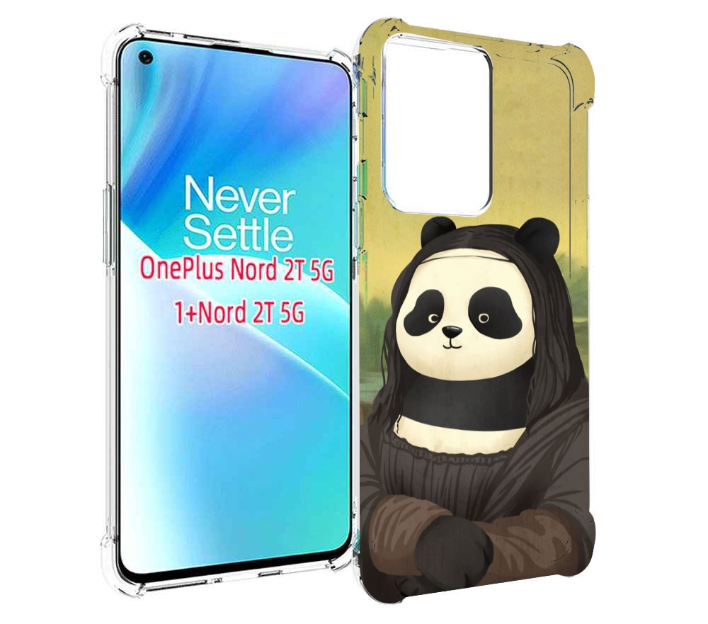 

Чехол MyPads панда монализа для OnePlus Nord 2T, Прозрачный, Tocco