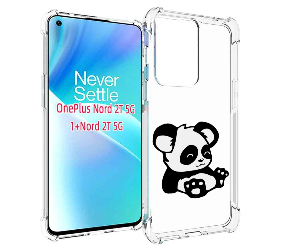 

Чехол MyPads панда-детеныш детский для OnePlus Nord 2T, Прозрачный, Tocco