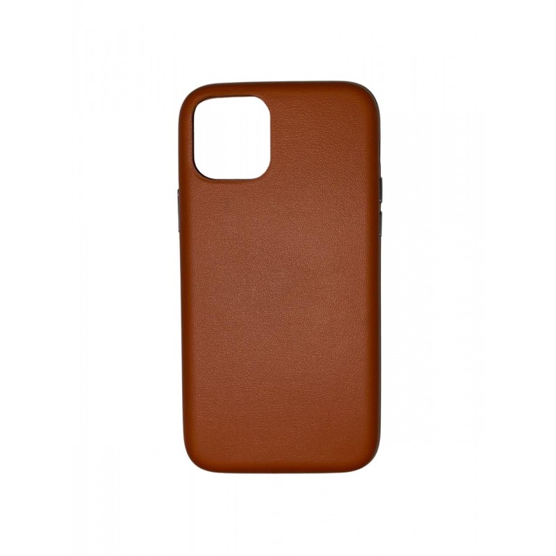 фото Чехол для iphone 11 pro кожаный overlay (коричневый) ёmart