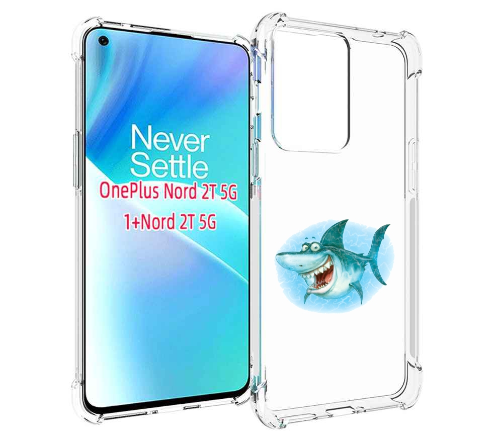 

Чехол MyPads веселая акула для OnePlus Nord 2T, Прозрачный, Tocco
