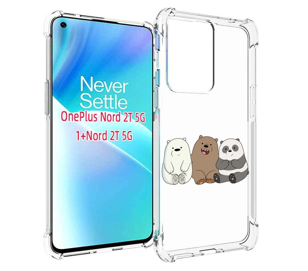 

Чехол MyPads панды детский для OnePlus Nord 2T, Прозрачный, Tocco