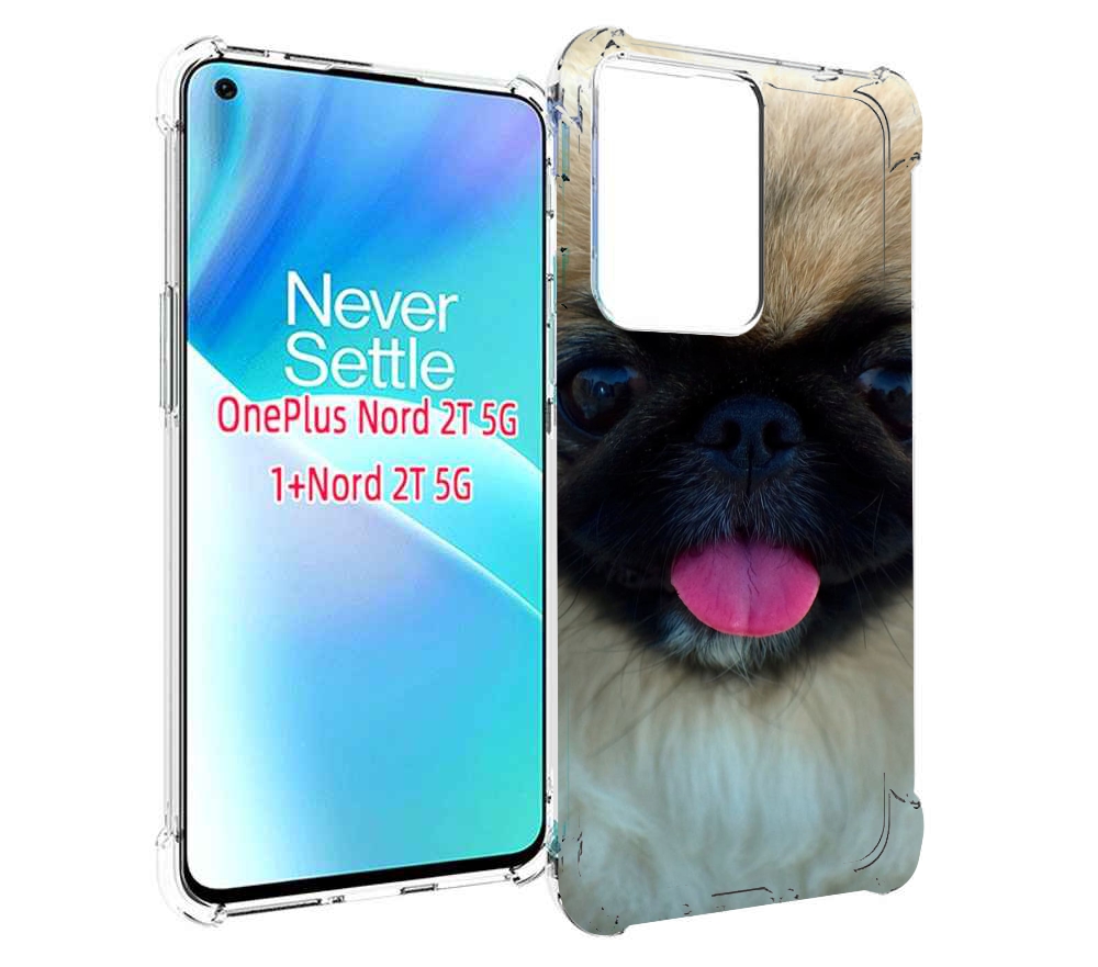 

Чехол MyPads пекинез для OnePlus Nord 2T, Прозрачный, Tocco