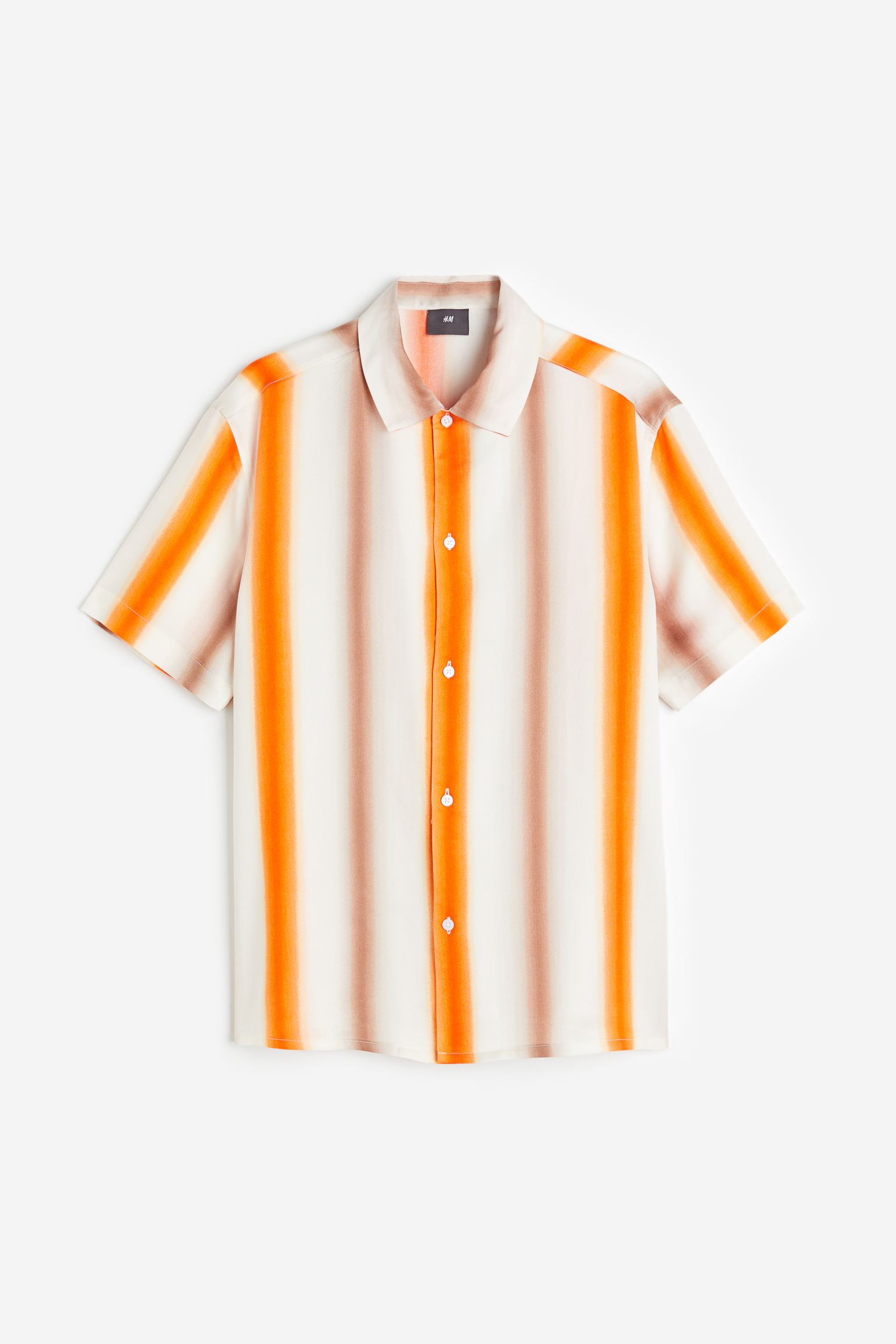 Рубашка мужская H&M 703672025 оранжевая M (доставка из-за рубежа)
